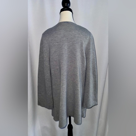 MICHAEL KORS wool blend gray Cardigan size small - Picture 15 of 16